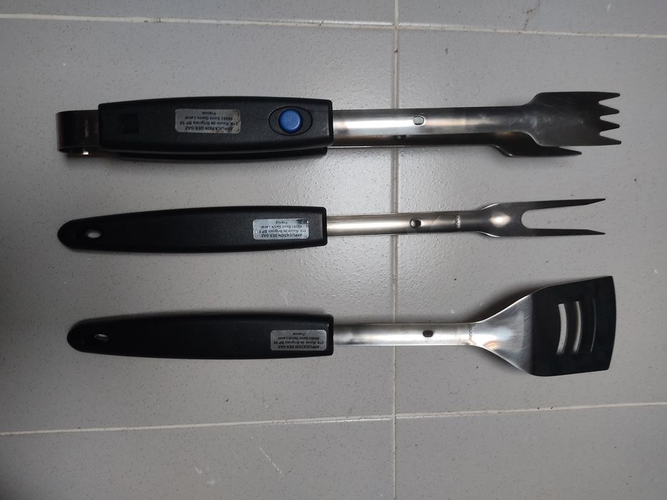 Utensílios para churrasco