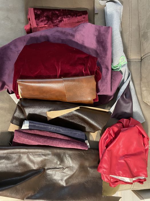 Кож.зам, замш, ткани для рукоделия, лоскутки