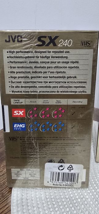Kasety video VHS Jvc