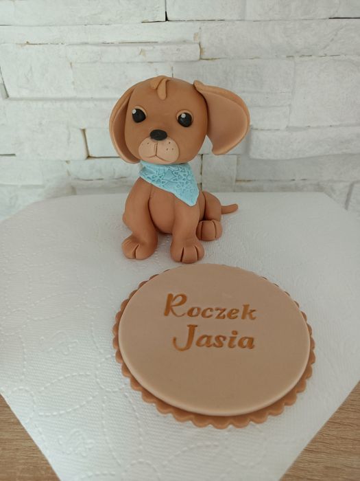 Piesek z masy cukrowej