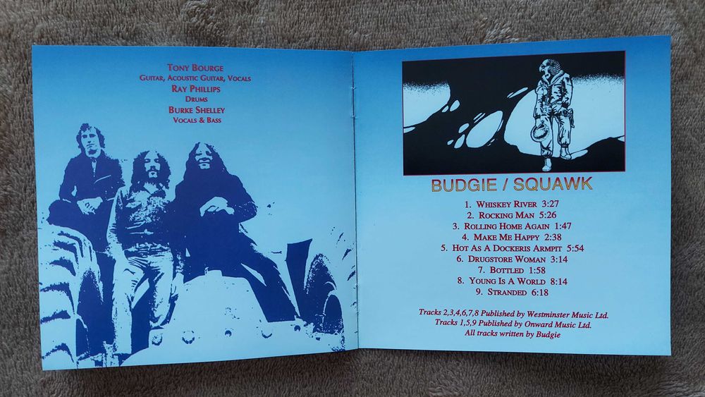 CD - Budgie - Squawk