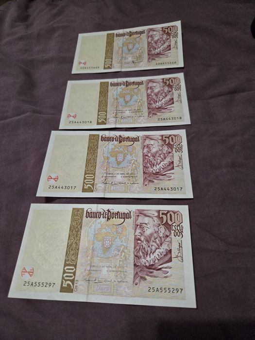 Vendo notas novas