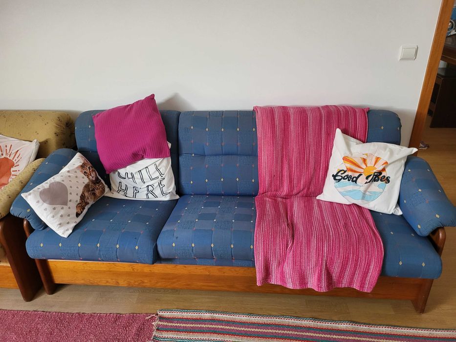 Sofá-cama de 3 lugares (marca Cerne)