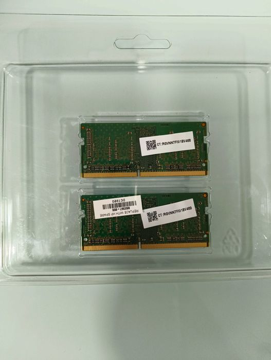 Memória RAM SO-DIMM • DDR4 • 2666Mhz • 2x4 (8GB) • excelente estado