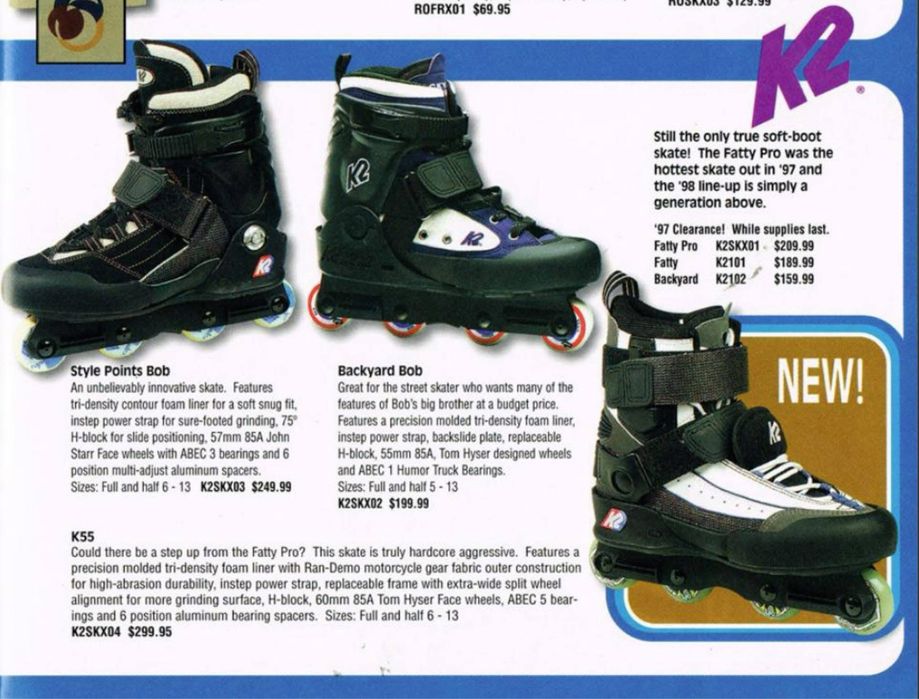 Patins em linha, K2 - K55