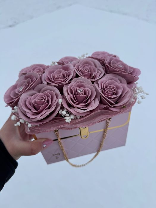 Flower box w formie torebki