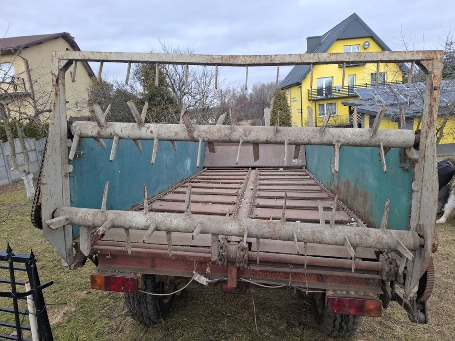 Rozrzutnik obornika  dwuosiowy