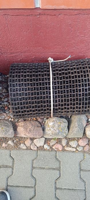 Siatka pas z rolkami stał nierdzewna