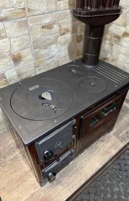 Піч-кухня DUVAL EK-4010 «євро буржуйка» з духовкою 6Квт.+ПОДРУНОК