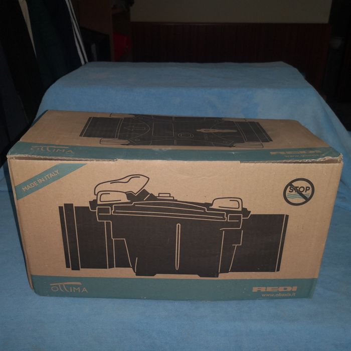 Válvula de retenção para esgoto Ottima 110 mm com fecho de segurança 1