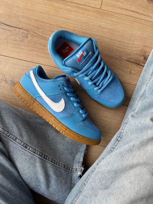 Кросівки Nike SB Dunk сині замшеві | Кроссовки Найк Данк синие