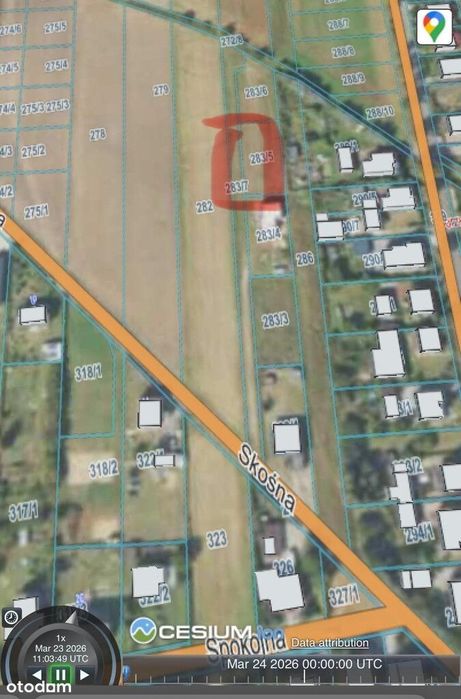 Działka 800 m² Gorzyce Wlk. WZ blisko szkoła - Widok 2