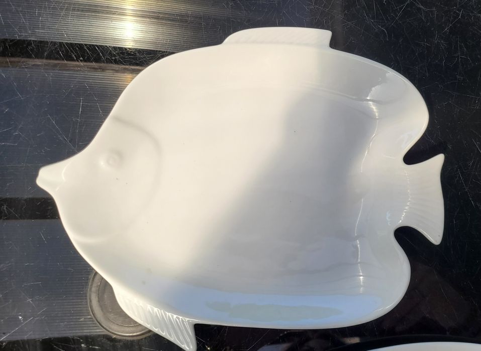 3 półmiski porcelanowe ryby