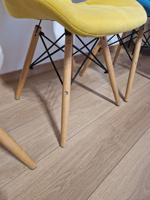 Krzesła skandynawskie do salonu 6 szt.