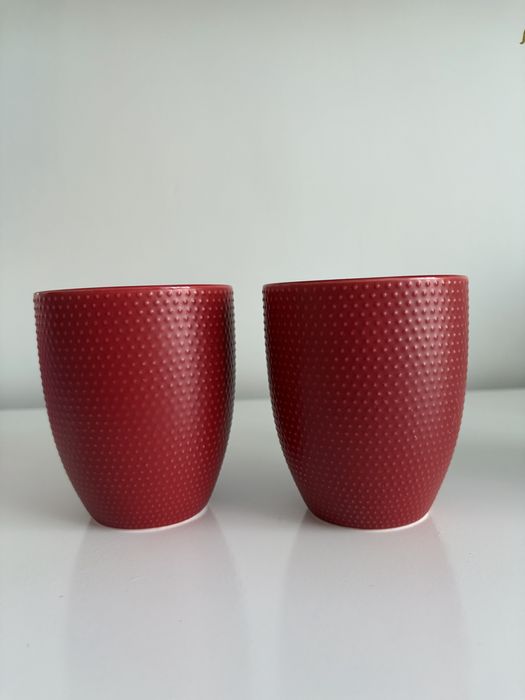 Kubek z porcelany Home & you, czerwony