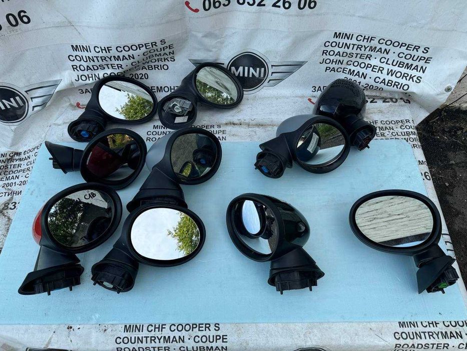 Дзеркала на F54, F56, F60. Різної комплектації. Mini cooper. НАЯВНІСТЬ