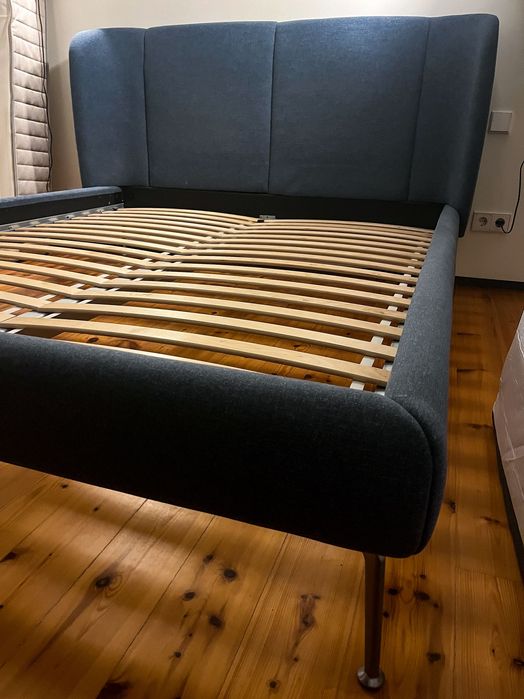 Premium Quality Bedframe - Gunnared Blue