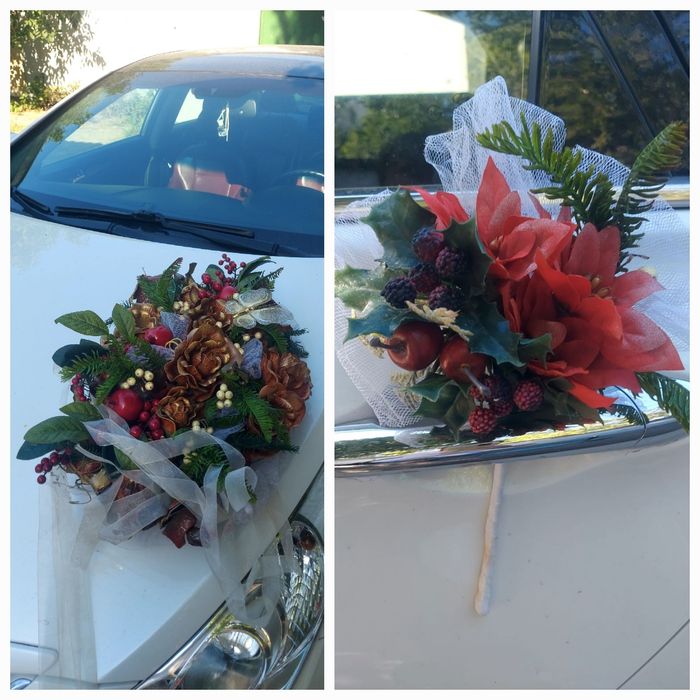 Свадебные украшения для авто