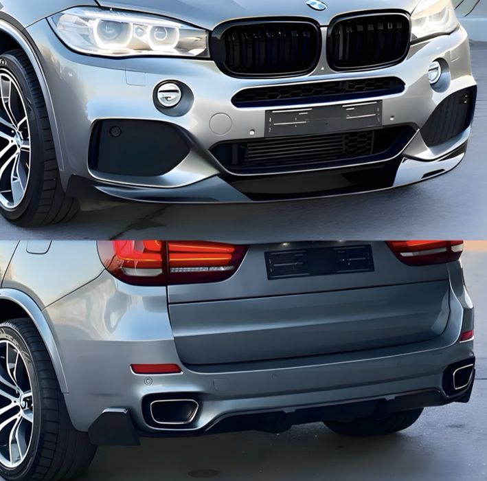 Комплект обвеса губа диффузор M-Perfomance BMW X5 F15 ЧЕРНЫЙ ГЛЯНЕЦ