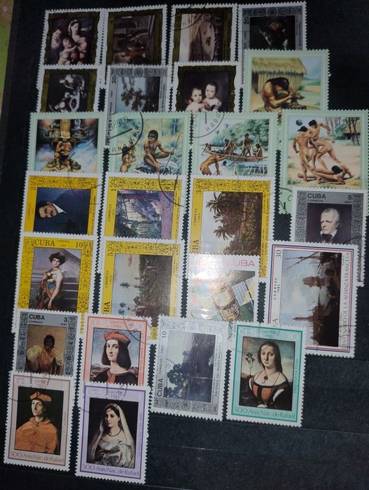 Stare znaczki pocztowe