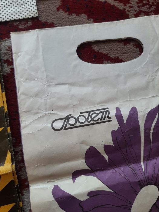 PRL torebki papierowe - oryginalne, cena za całość, 5 szt.