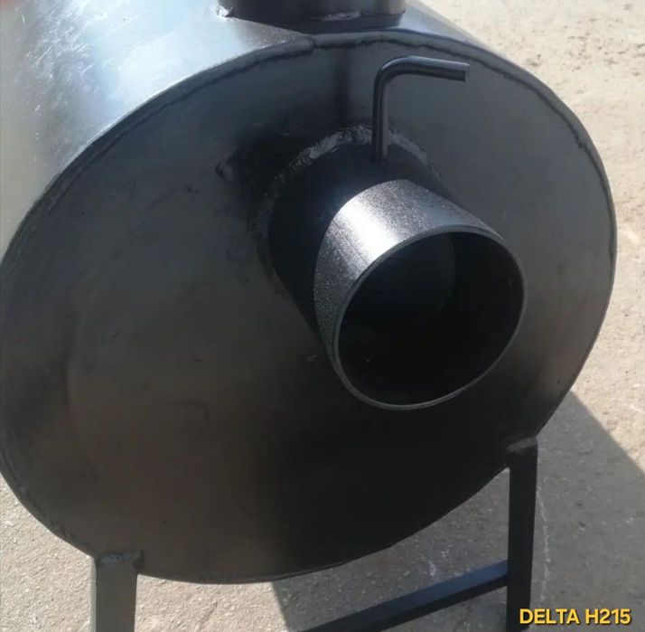 215м3! 5 мм! ВІЧНА! Піч Булер'ян Буржуйка Печь Булерьян з обдувом