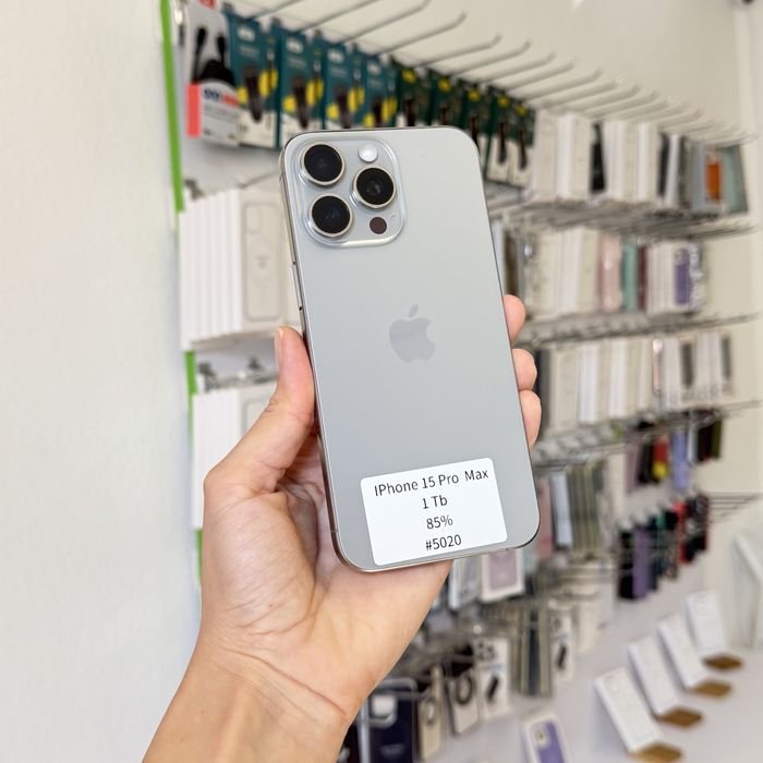 Iphone 15 Pro Max 1 Tb Natural Titanium Фізична Сім