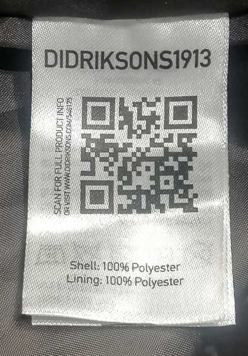 R)DIDRIKSONS czarne spodnie dresowe Roz.XL