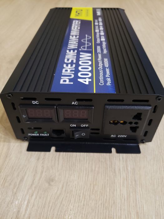 Инвертер YHTU Чистая синусоида 12В, 2000Вт/4000 Inverter 12В Инвертор