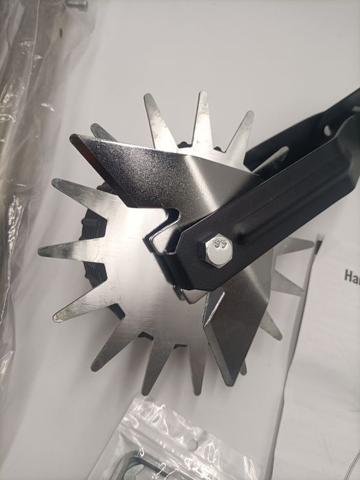 Obrzynarka do trawnika Rotacyjna z Kołem Ręczna