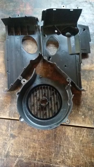 Пластик обдува цилиндра на скутер