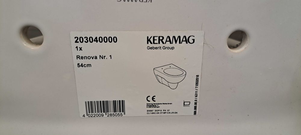 Misa WC Keramag biała
