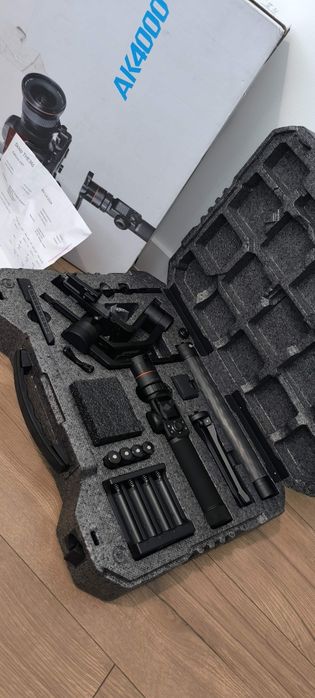 Gimbal Feiyu Tech AK4000 jak nowy, follow focus