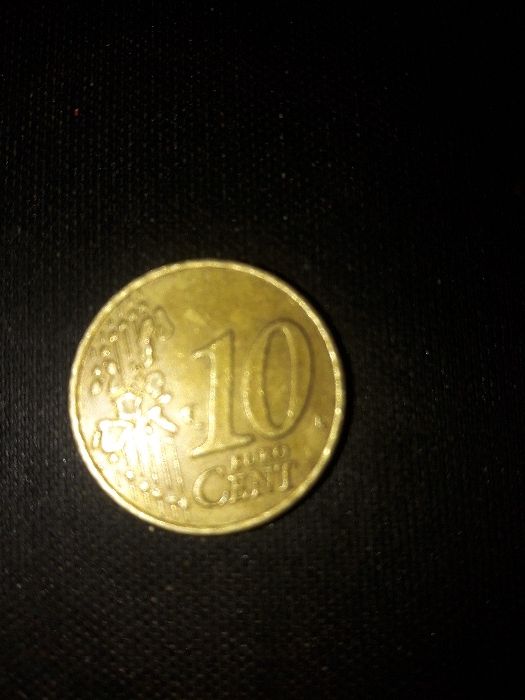 Монета евро цент 10 лепта 2006 г. 5 лепта 2002г.  И 500 рублей 1993г.