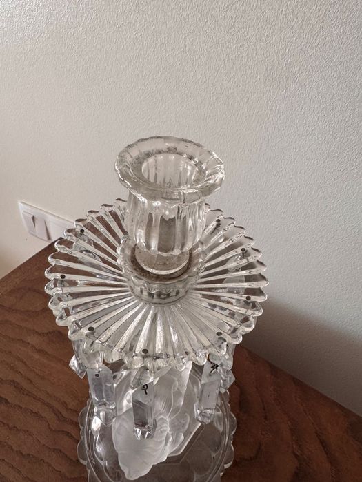 Candelabro sereia em cristal