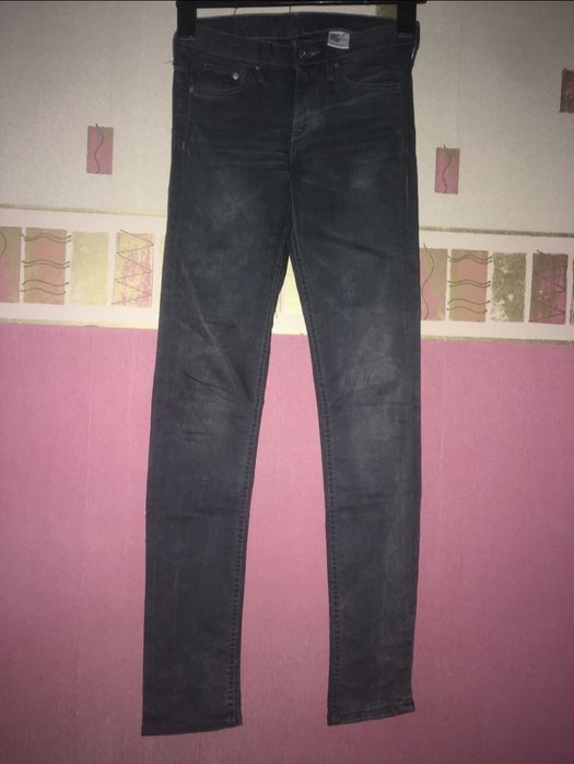 spodnie jeansowe rurki dżinsy zwężane / H&M /rozm. 25/32 xs Nowe