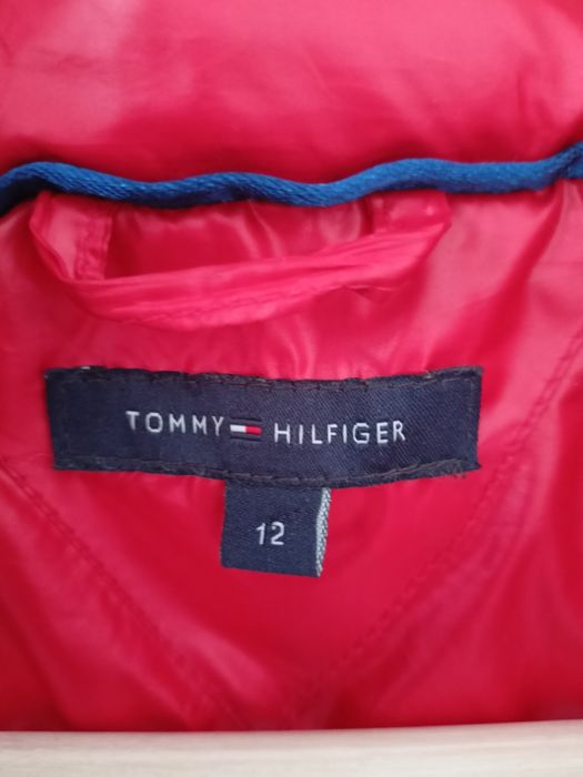 Kamizelka bezrękawnik Tommy Hilfiger S czerwona połysk