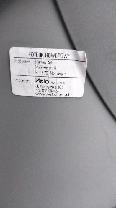 Siodełko rowerowe do 22kg