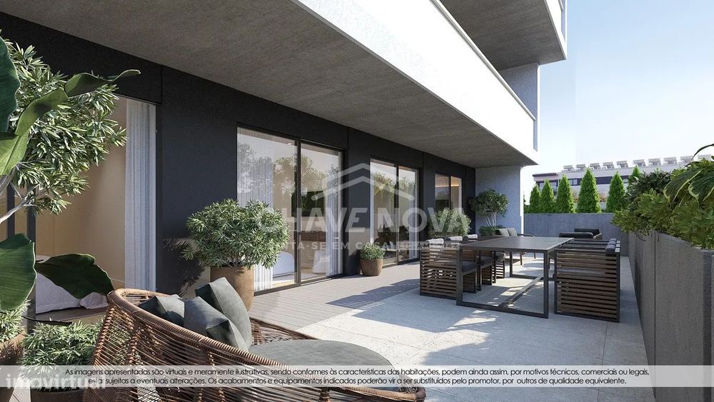 Apartamento T1 em construção nos Carvalhos