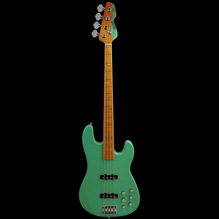 Nowa gitara basowa MB GV4 GLOXY VAL SURF GREEN CR MP