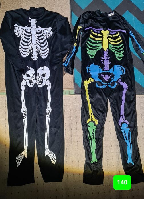 HALLOWEEN kosciotrup chłopięcy sukienkistroj 134 - 152