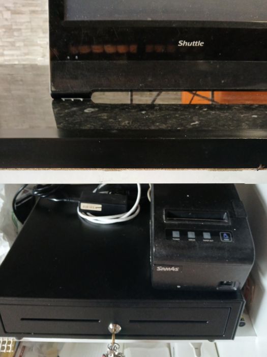 Computador impressora gaveta