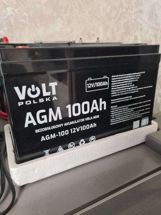 Акумуляторна батарея Volt Polska AGM 12V 100Ah VRLA (6AKUXAG100)