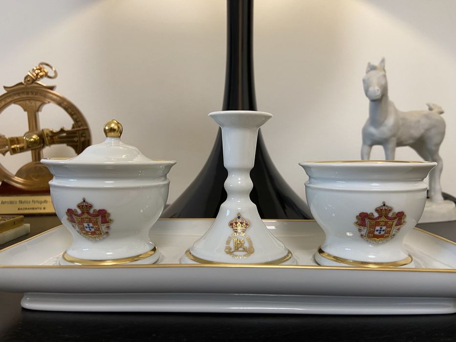 Porcelana Oficina Real - Tinteiro D Luís I