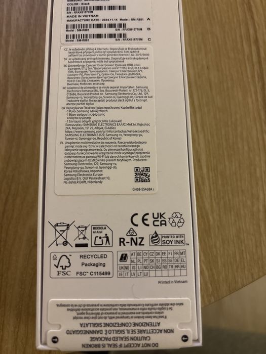 Smartwatch Samsung Galaxy Watch FE czarny