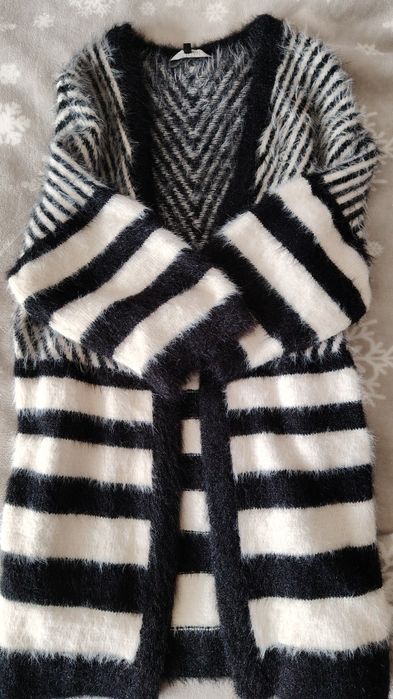 Sweter kardigan alpaka