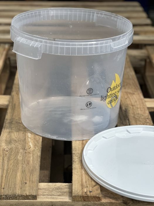 Wiadro plastikowe 25L z pokrywką – 3 zł/szt,  – 1000 sztuk!