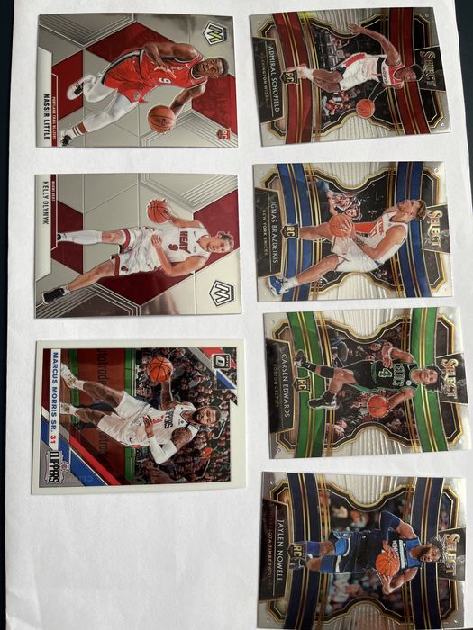 Karty Panini Basketball różne edycje - 42 sztuki