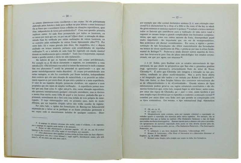 O problema linguístico da entoação, de Jorge Barbosa
