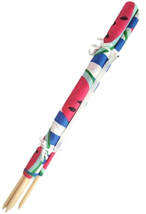 Parawan plażowy 8 metrów wzór 8 z młotkiem